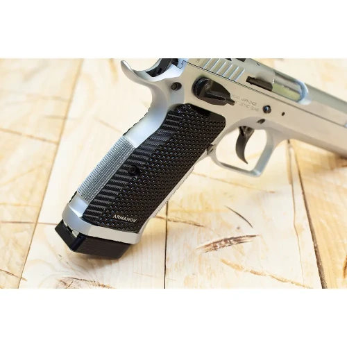 Okładziny chwytu Armanov Tanfoglio large frame BLK