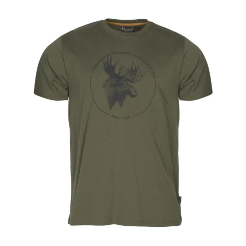 Koszulka Pinewood Moose 5519 oliwkowa