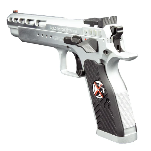 Pistolet Tanfoglio Gold Match chromowany