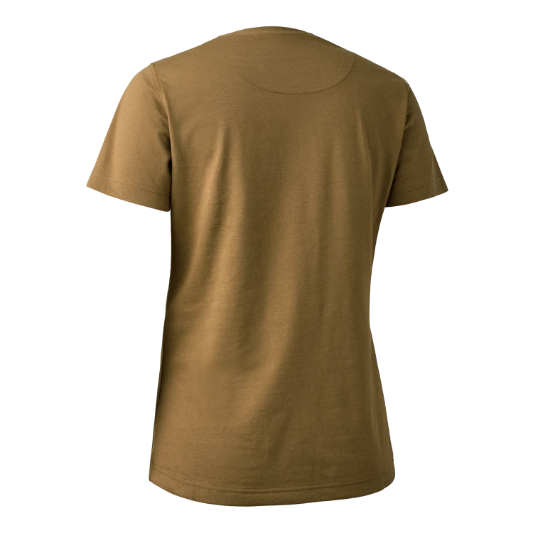 Koszulka damska logo Deerhunter Brązowa 42
