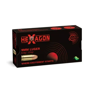 Amunicja Geco 9mm Luger Hexagon 8,0g/124gr