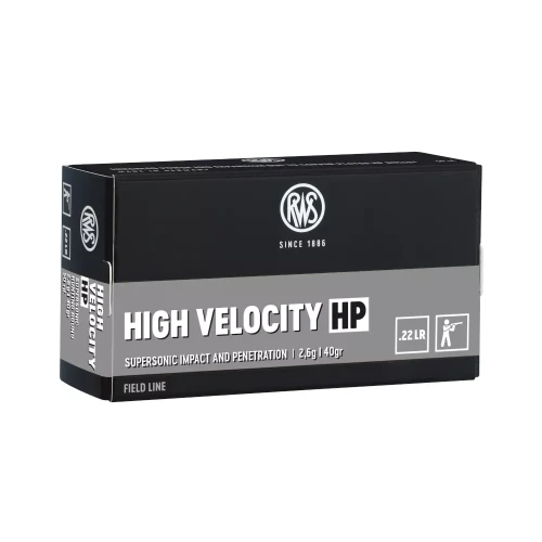 Amunicja RWS 22LR HIGH VELOCITY HP; 2,6g/40gr; V0=385m/s