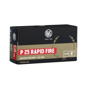 Amunicja RWS 22LR P25 RAPID FIRE; 2,6g/40gr