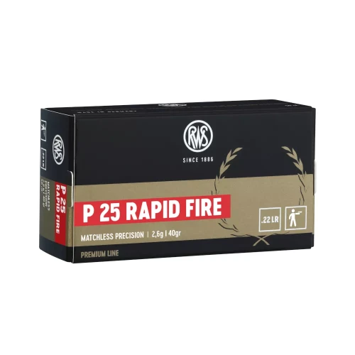 Amunicja RWS 22LR P25 RAPID FIRE; 2,6g/40gr