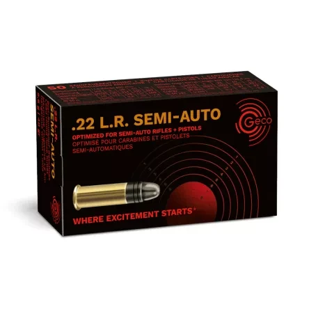 Amunicja Geco 22LR SEMI-AUTO; 2,60g/40gr