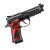 Beretta 92X Performance Carry Optic Dark Red pistolet sportowy 9 mm