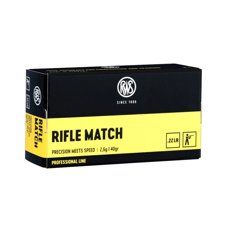 Amunicja RWS Rifle match 22lr