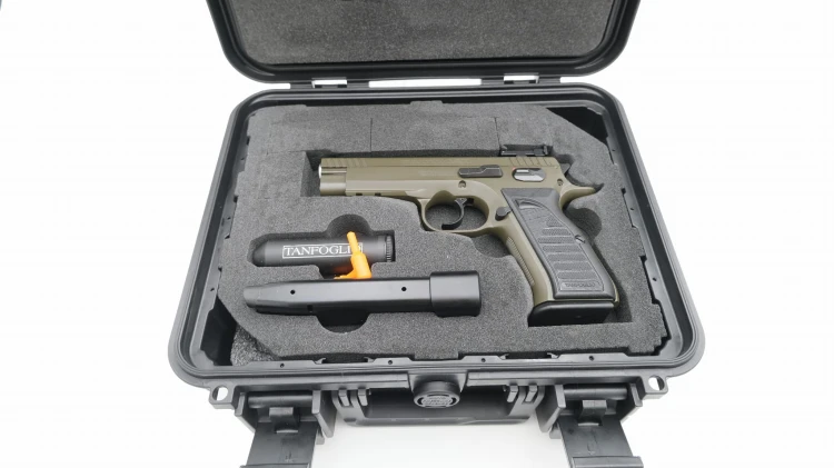 pistolet Tanfoglio Tactical zielony 45 ACP