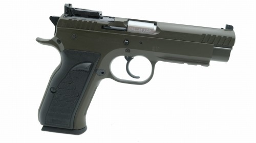 pistolet Tanfoglio Tactical zielony 45 ACP