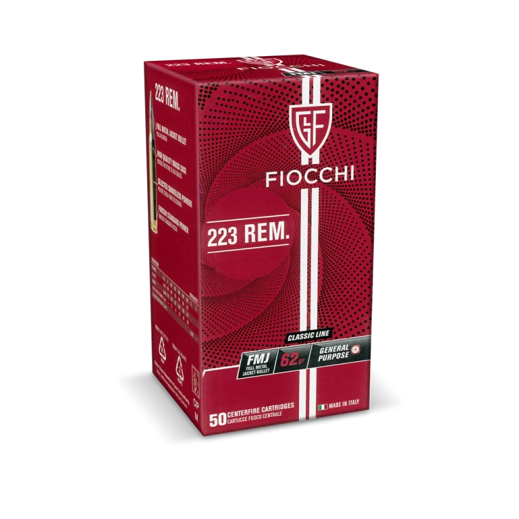 Amunicja 223REM Fiocchi FMJ 62gr