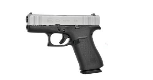 Pistolet Glock 43x Silver 9mm Luger