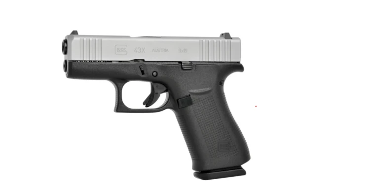 Pistolet Glock 43x Silver 9mm Luger