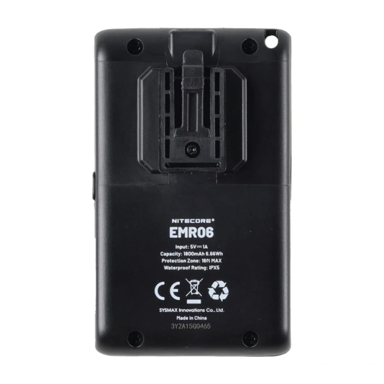 Odstraszacz komarów Nitecore EMR06 czarny