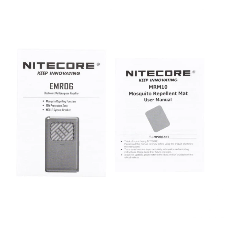 Odstraszacz komarów Nitecore EMR06 czarny