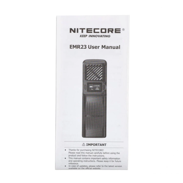 Odstraszacz komarów Nitecore EMR23 czarny
