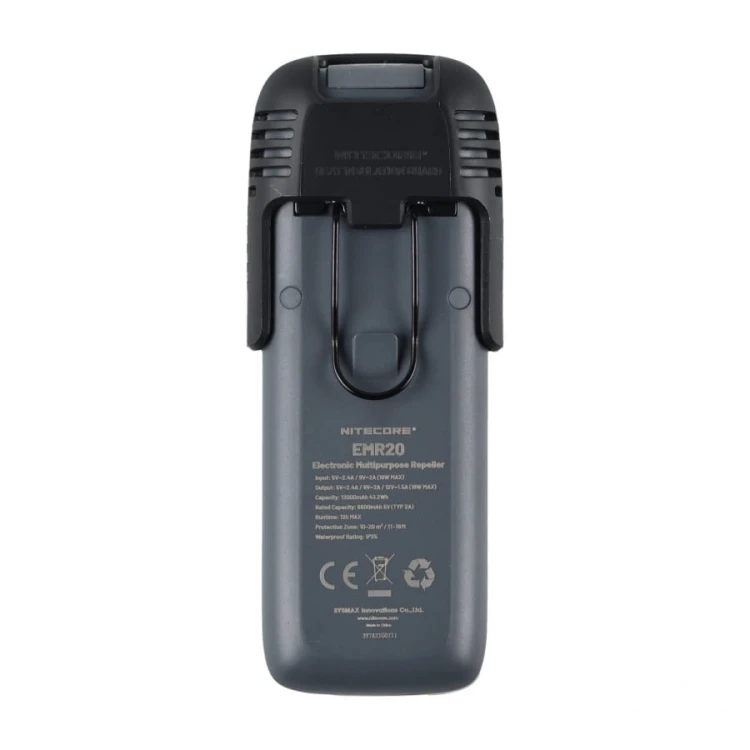 Odstraszacz komarów Nitecore EMR20 2w1 czarny