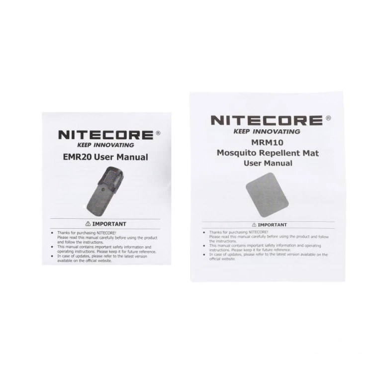Odstraszacz komarów Nitecore EMR20 2w1 czarny