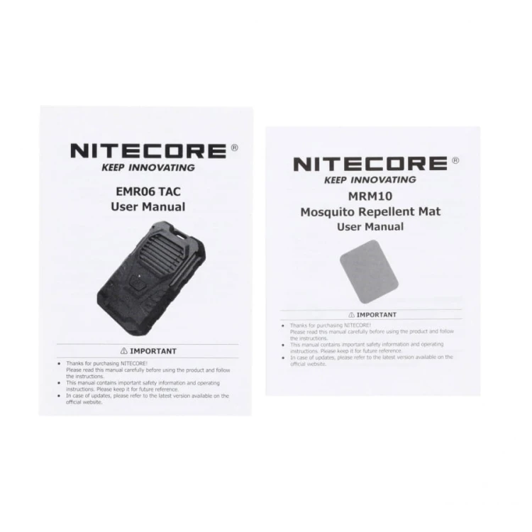 Odstraszacz komarów Nitecore EMR06TAC czarny