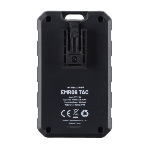 Odstraszacz komarów Nitecore EMR06TAC czarny