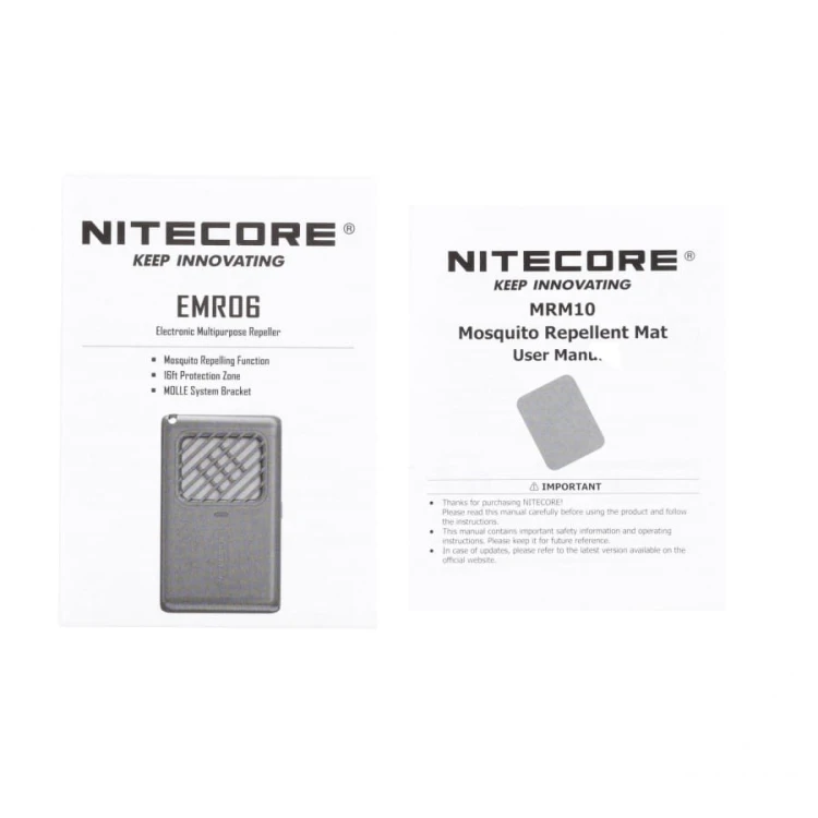 Odstraszacz komarów Nitecore EMR06 piaskowy