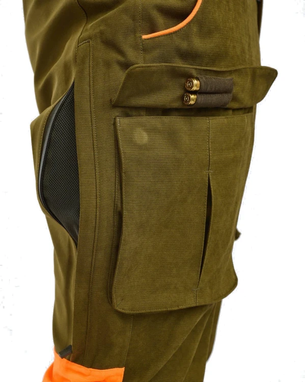 Spodnie pinewood Furudal 5919 OliveGr/Orange C56