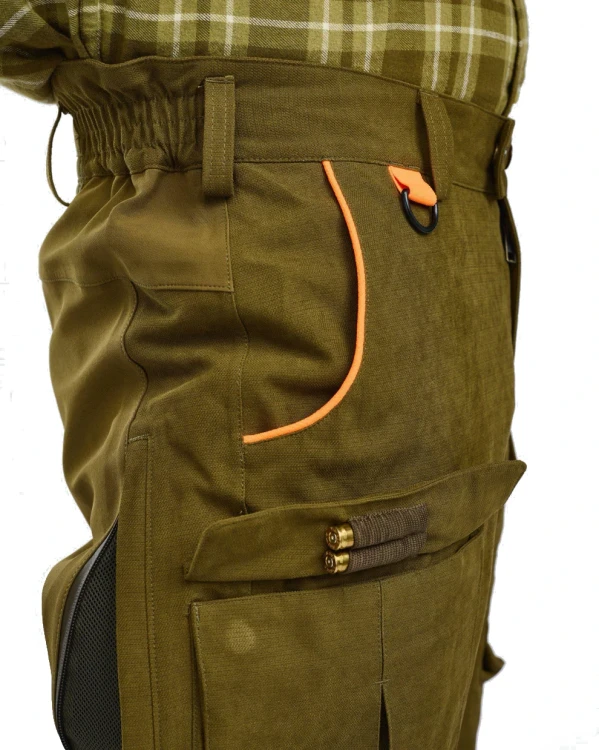 Spodnie pinewood Furudal 5919 OliveGr/Orange C56