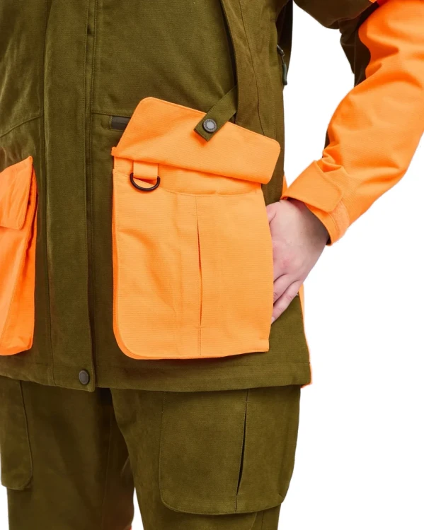 Kurtka pinewood Furudal 5918 OliveGr/Orange XL