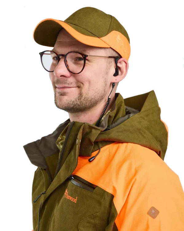 Kurtka pinewood Furudal 5918 OliveGr/Orange XL