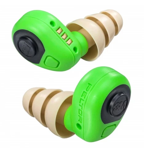 Słuchawki 3M Peltor elektroniczne wkładki zielone