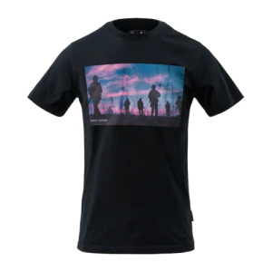 Koszulka bawełniana Direct Action Sunset Czarna XL