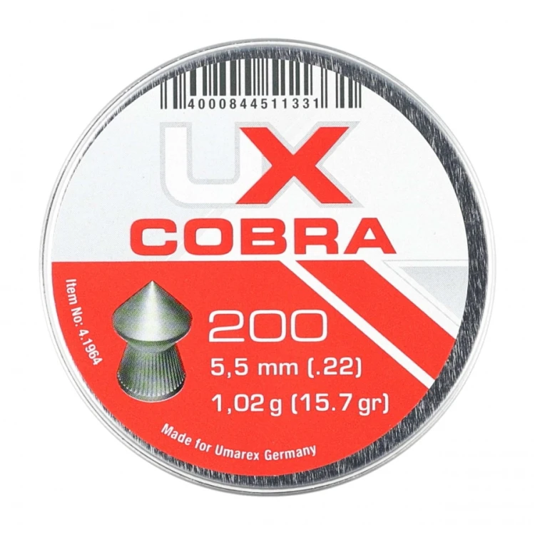 Śrut diablo Umarex Cobra Pointed Ribbed 5,5/200