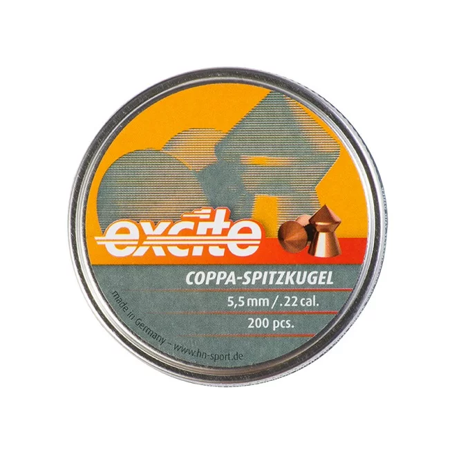 Śrut diabolo H&amp;N Excite Coppa Spitzkugel 5,5/200