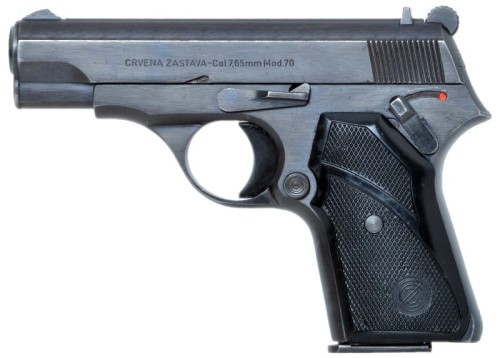 Pistolet Zastava M70 7,65 Browning / 32ACP