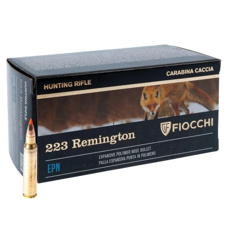 Amunicja Fiocchi .223 Rem 60 gr – widok z boku