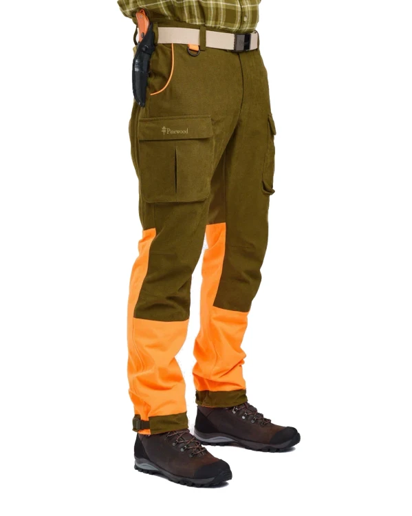 Spodnie pinewood Furudal 5919 Olive Green /Orange C50