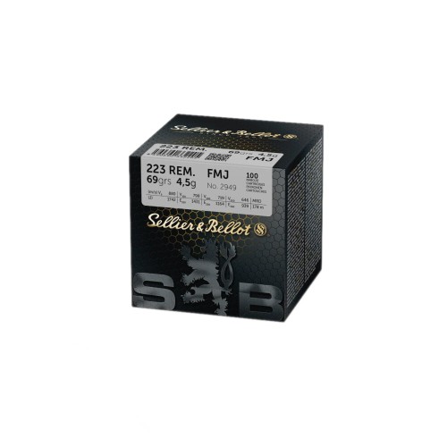 Amunicja S&amp;B 4,5g 69gr FMJ 223Rem