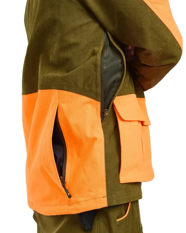 Kurtka Pinewood Furudal 5918 Olive Green/Orange