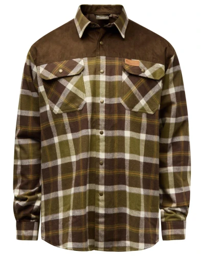 Koszula pinewood Douglas 9436 OliveGr/Gr.White
