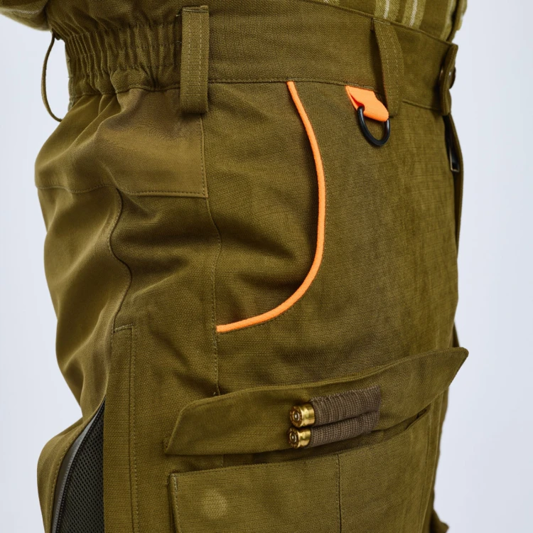Spodnie pinewood Furudal 5919 OliveGr/Orange