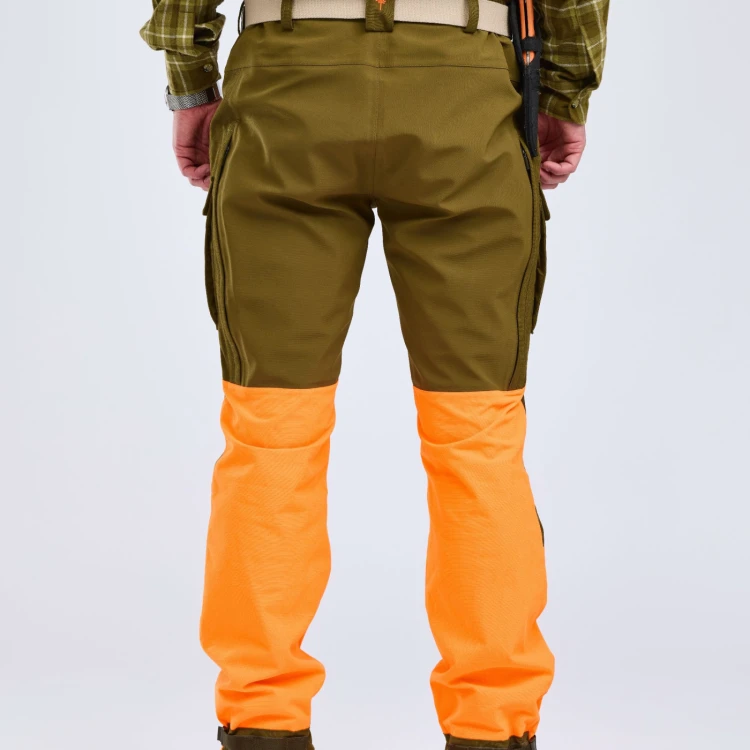 Spodnie pinewood Furudal 5919 OliveGr/Orange