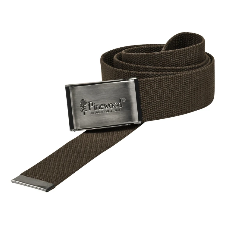 Pasek Pinewood Canvas 9199 Brown