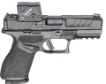 Pistolet HS Echelon Compact 4" COA 9mm Luger; czarna muszka i szczerbinka + kolimator Aimpoint COA Red Dot
