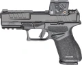 Pistolet HS Echelon Compact 4" COA 9mm Luger; czarna muszka i szczerbinka + kolimator Aimpoint COA Red Dot