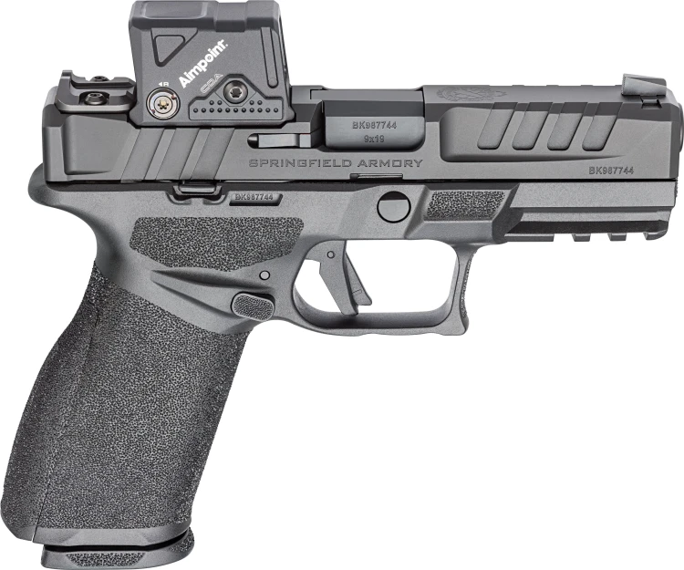 Pistolet HS Echelon FC 4" COA 9mm Luger HS-Echelon 4.0FC COA; czarna muszka i szczerbinka + kolimator Aimpoint COA Red Dot