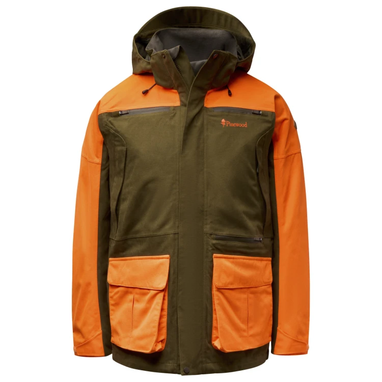 Kurtka pinewood Furudal 5918 OliveGr/Orange XL