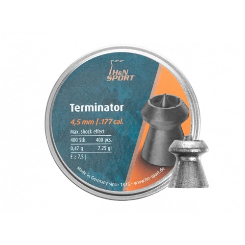 Śrut diabolo H&amp;N Terminator 4,5/400