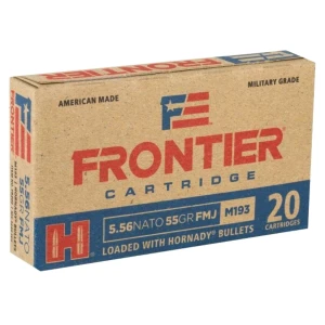 Amunicja 5,56 Nato Frontier Hornady 3,6G 55GR FMJ FR200 (20) 223Rem 1000szt.