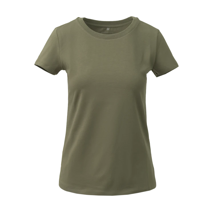 Koszulka damska Slim Organic Olive Green XS
