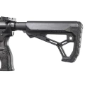 Smukłe łoże M-LOK CNC machined o długości 12 cali z pełną szyną Picatinny w karabinie ADC.
