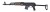 Karabin Jack 7,62x39 ciemne drewno kolba składana